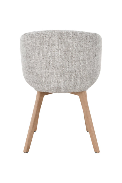 Chaise en tissu anti tache, 60x55xH79CM - VERA