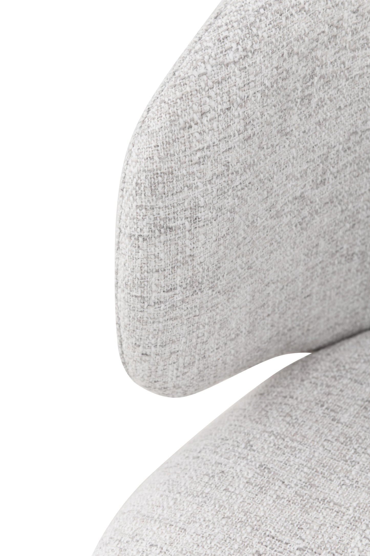 Chaise en tissu anti tache, 60x55xH79CM - VERA