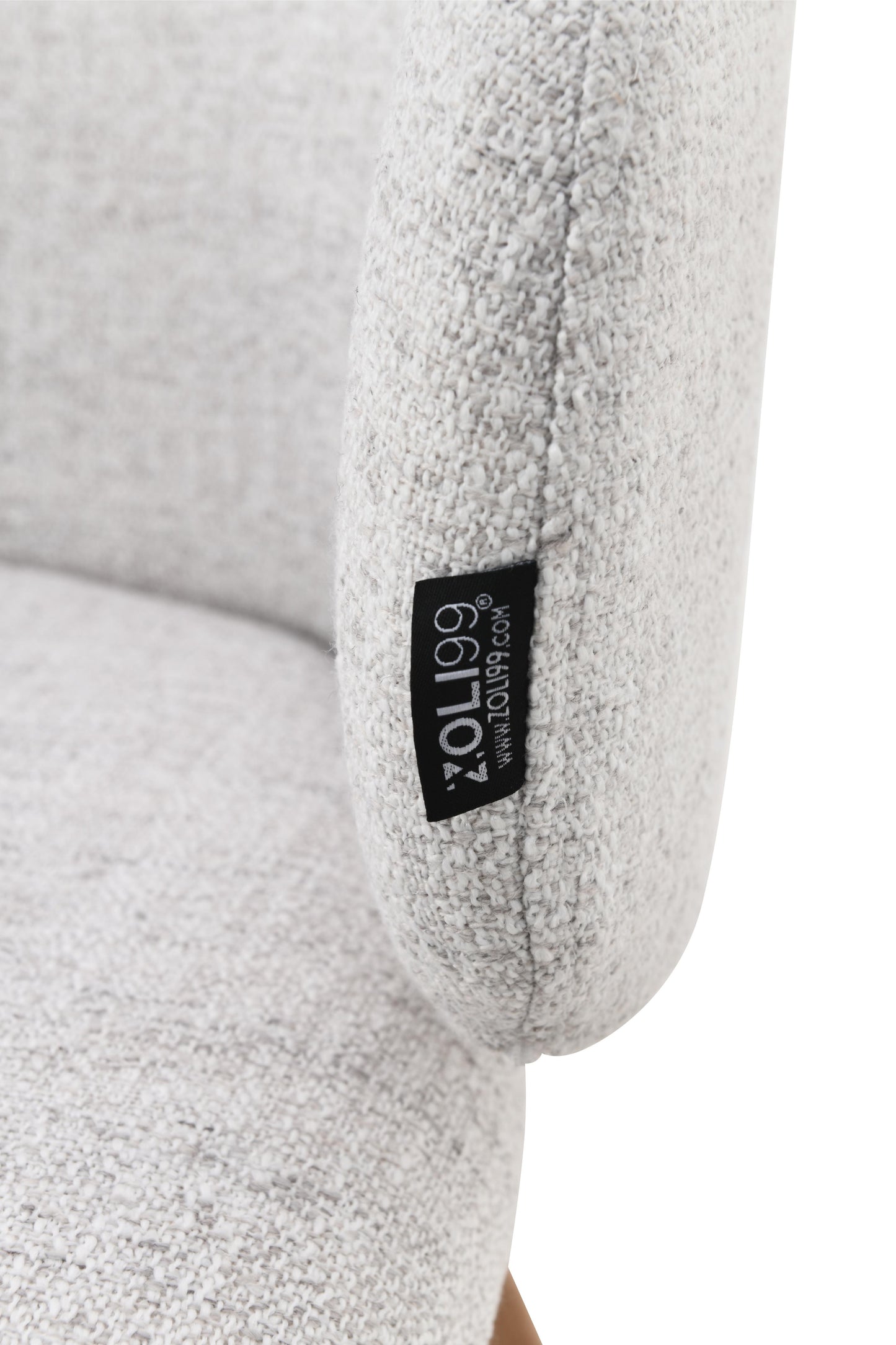 Chaise en tissu anti tache, 60x55xH79CM - VERA