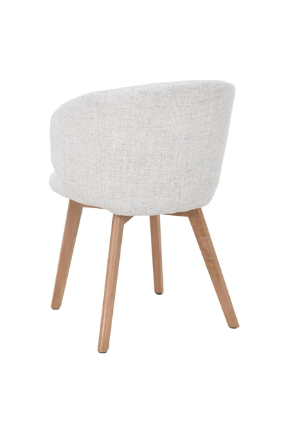 Chaise en tissu anti tache, 60x55xH79CM - VERA