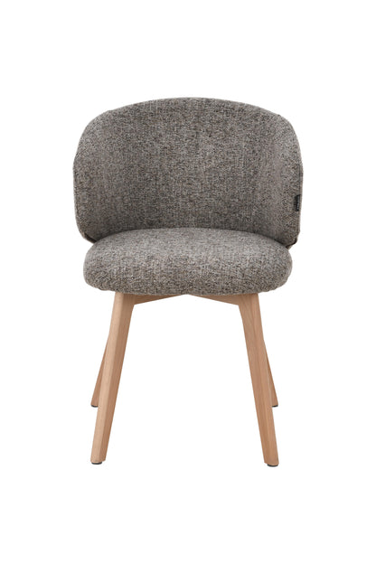Chaise en tissu anti tache, 60x55xH79CM - VERA