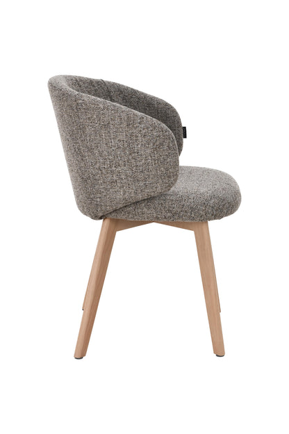 Chaise en tissu anti tache, 60x55xH79CM - VERA