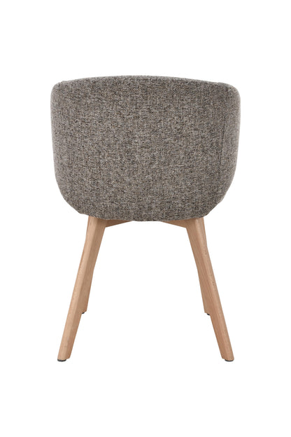 Chaise en tissu anti tache, 60x55xH79CM - VERA