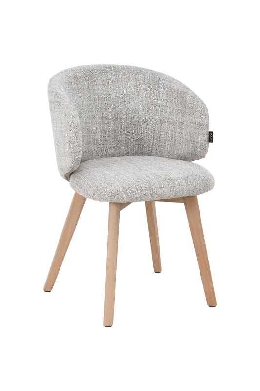 Chaise en tissu anti tache, 60x55xH79CM - VERA
