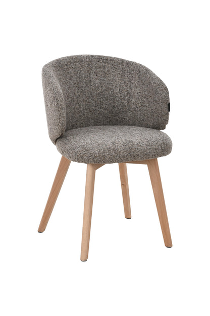 Chaise en tissu anti tache, 60x55xH79CM - VERA