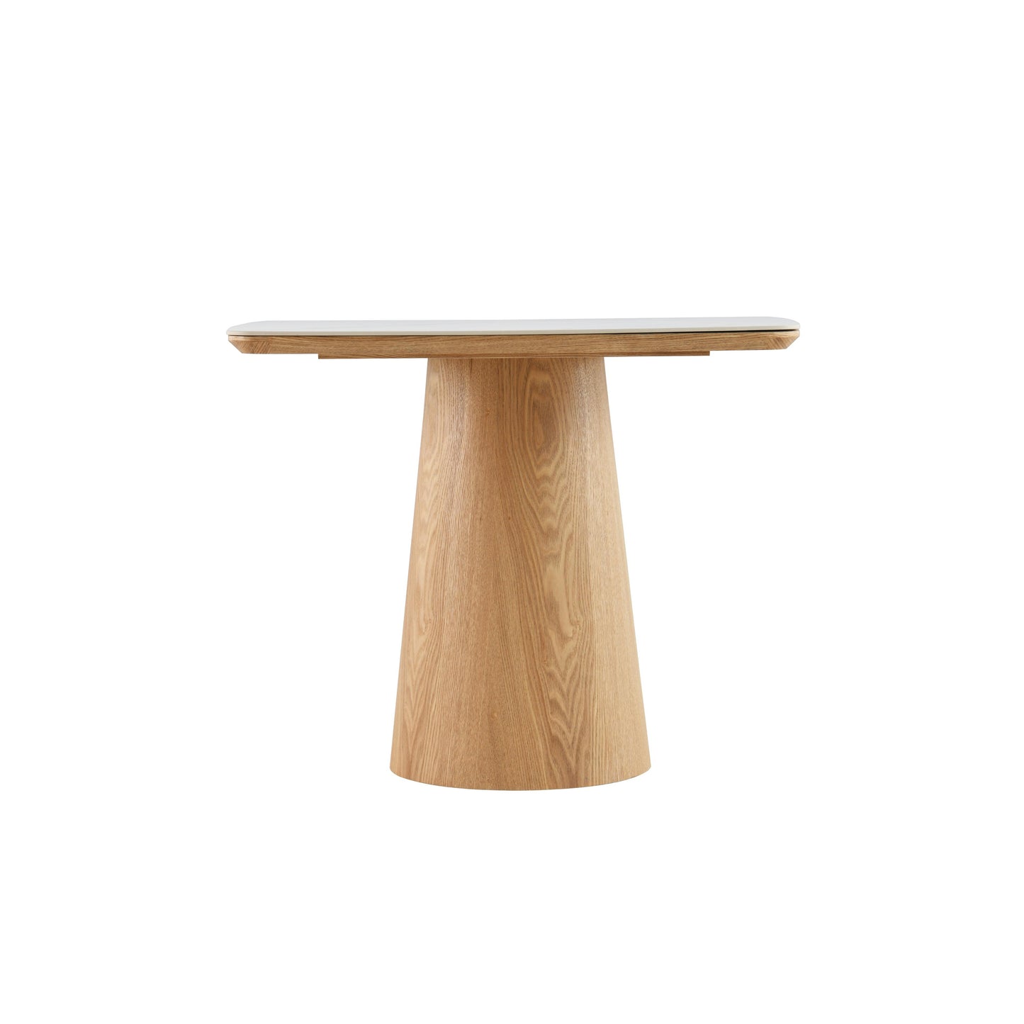 Table à manger en bois avec plateau céramique, H76CM - EDDA
