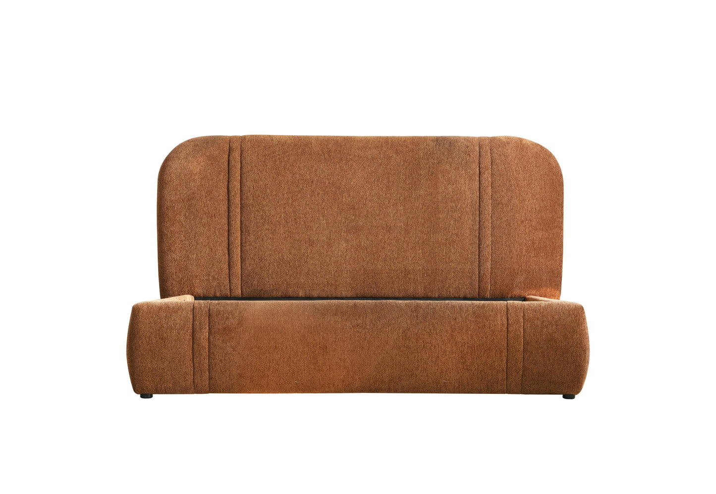 Lit en tissu avec sommier Cocoon