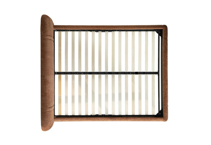 Lit en tissu avec sommier Cocoon