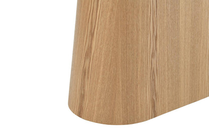 Table d'appoint en bois avec plateau céramique, 120x50xH75CM - EDDA