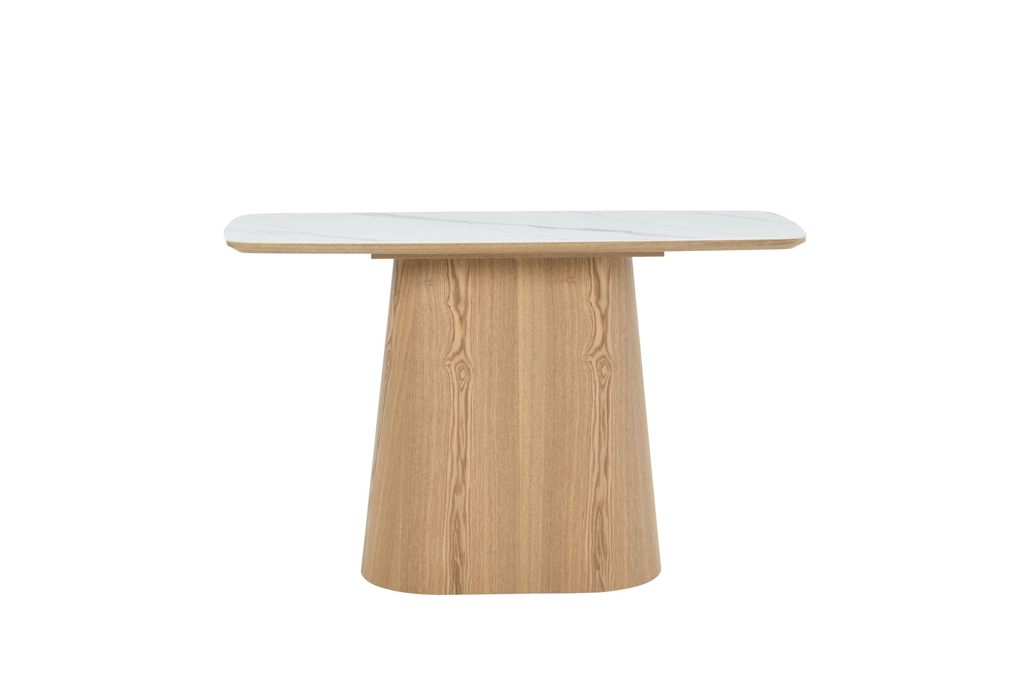Table d'appoint en bois avec plateau céramique, 120x50xH75CM - EDDA