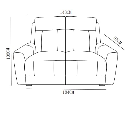 Canapé relax/ fauteuil relax en tissu anti tache - ASTONI
