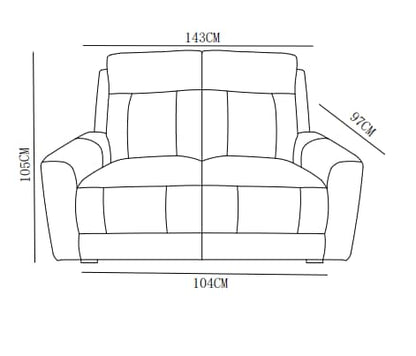 Canapé relax/ fauteuil relax en tissu anti tache - ASTONI