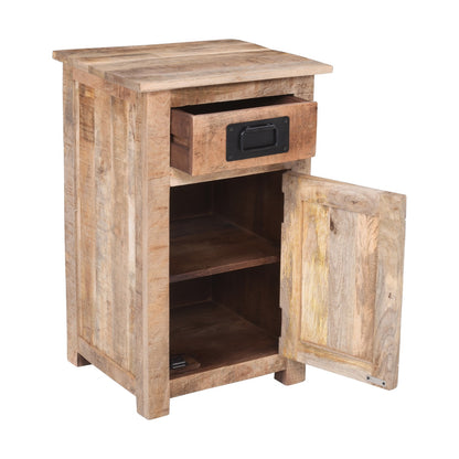 Commode en bois de manguier, 40x40xH72CM - RIGA