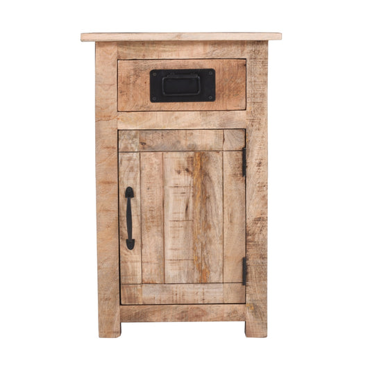 Commode en bois de manguier, 40x40xH72CM - RIGA