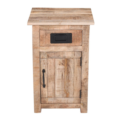 Commode en bois de manguier, 40x40xH72CM - RIGA