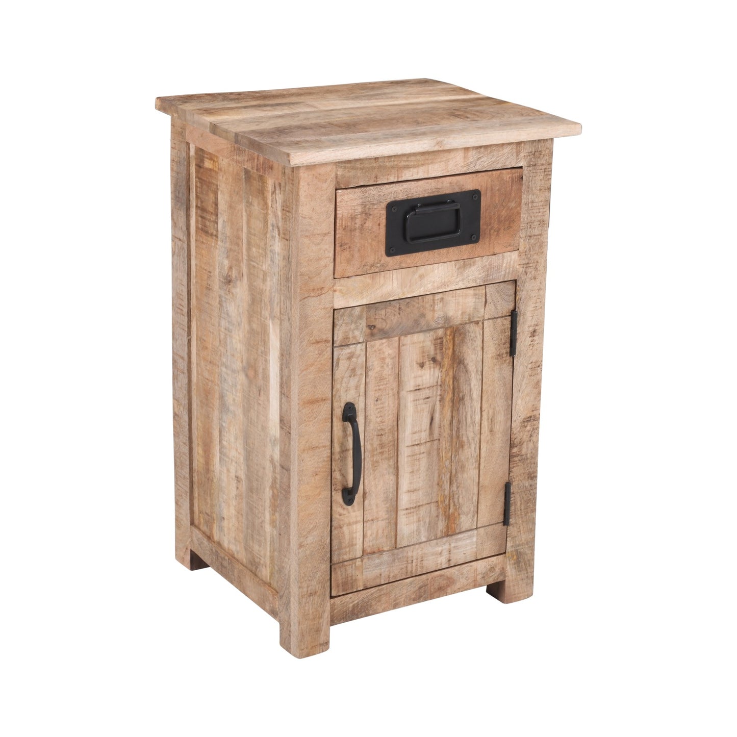 Commode en bois de manguier, 40x40xH72CM - RIGA