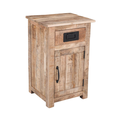 Commode en bois de manguier, 40x40xH72CM - RIGA