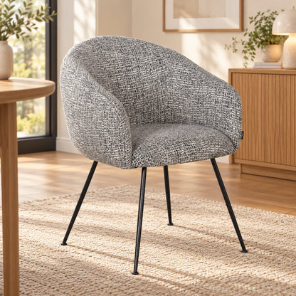 Chaise en tissu, 62x60xH79 cm - CLOUD