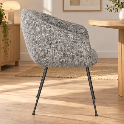 Chaise en tissu, 62x60xH79 cm - CLOUD