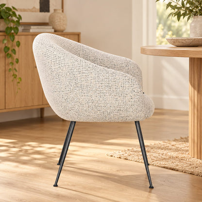 Chaise en tissu, 62x60xH79 cm - CLOUD