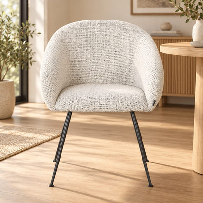 Chaise en tissu, 62x60xH79 cm - CLOUD