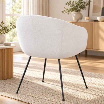 Chaise en tissu, 62x60xH79 cm - CLOUD