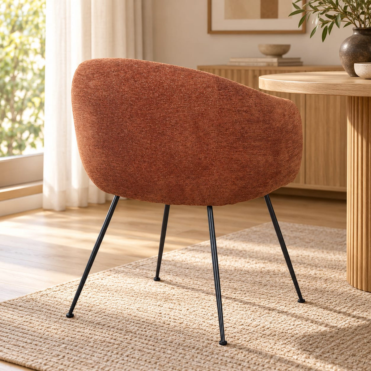 Chaise en tissu, 62x60xH79 cm - CLOUD
