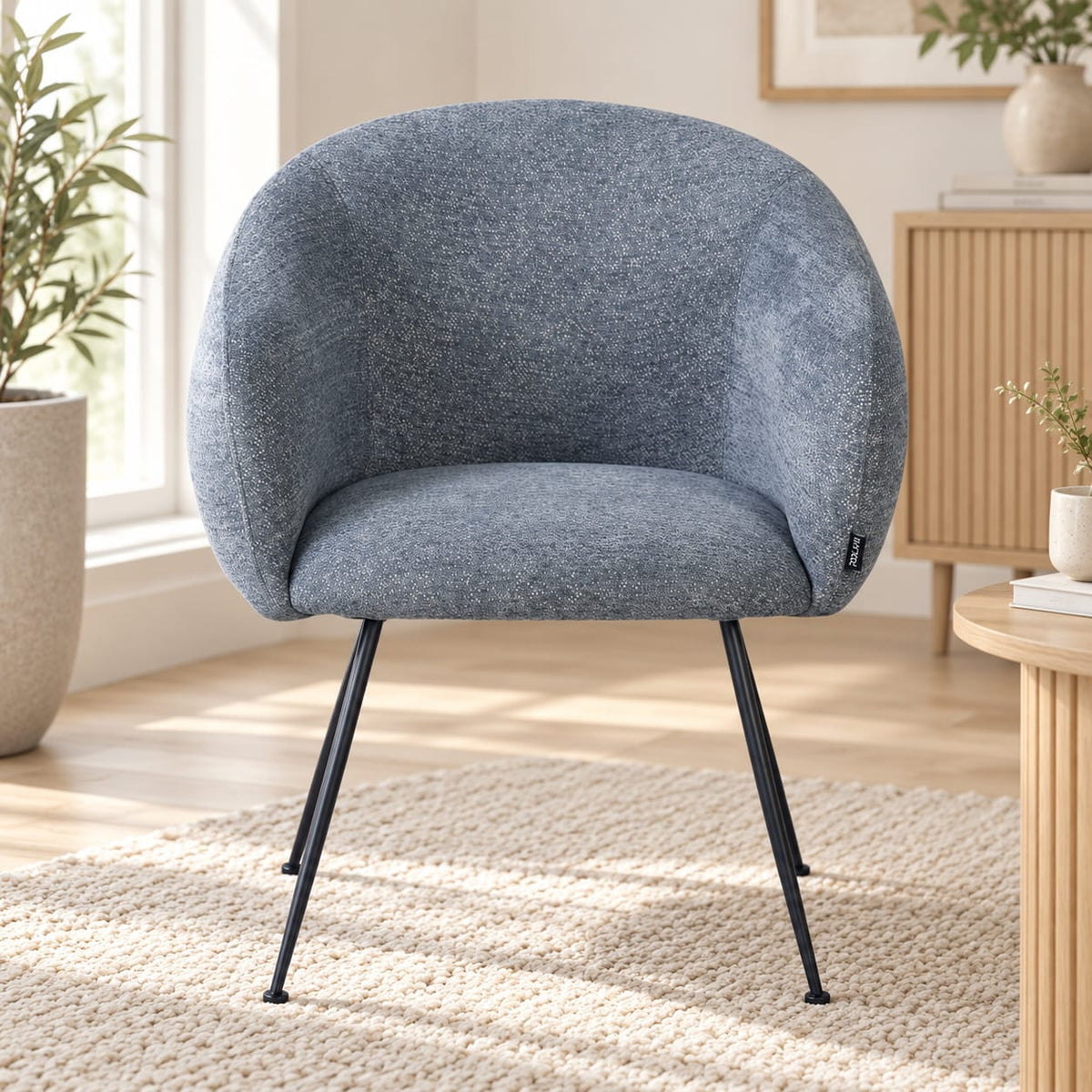 Chaise en tissu, 62x60xH79 cm - CLOUD