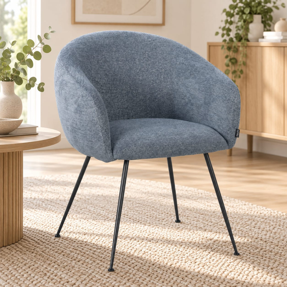 Chaise en tissu, 62x60xH79 cm - CLOUD