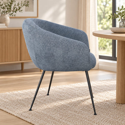 Chaise en tissu, 62x60xH79 cm - CLOUD