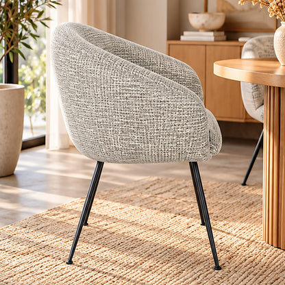 Chaise en tissu, 62x60xH79 cm - CLOUD