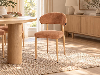 Chaise en tissu anti tache, 51x52xH81CM - SOPHIA