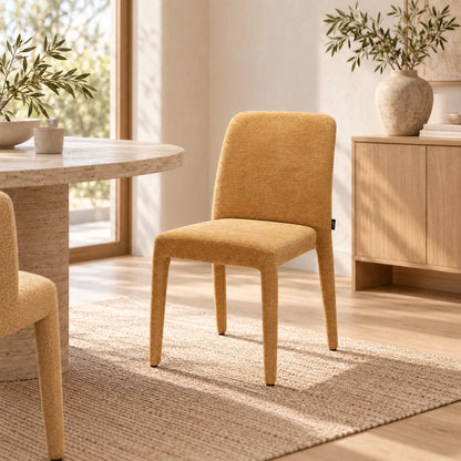 Chaise en tissu anti tache, 61,5x47xH84,5CM - DOVI