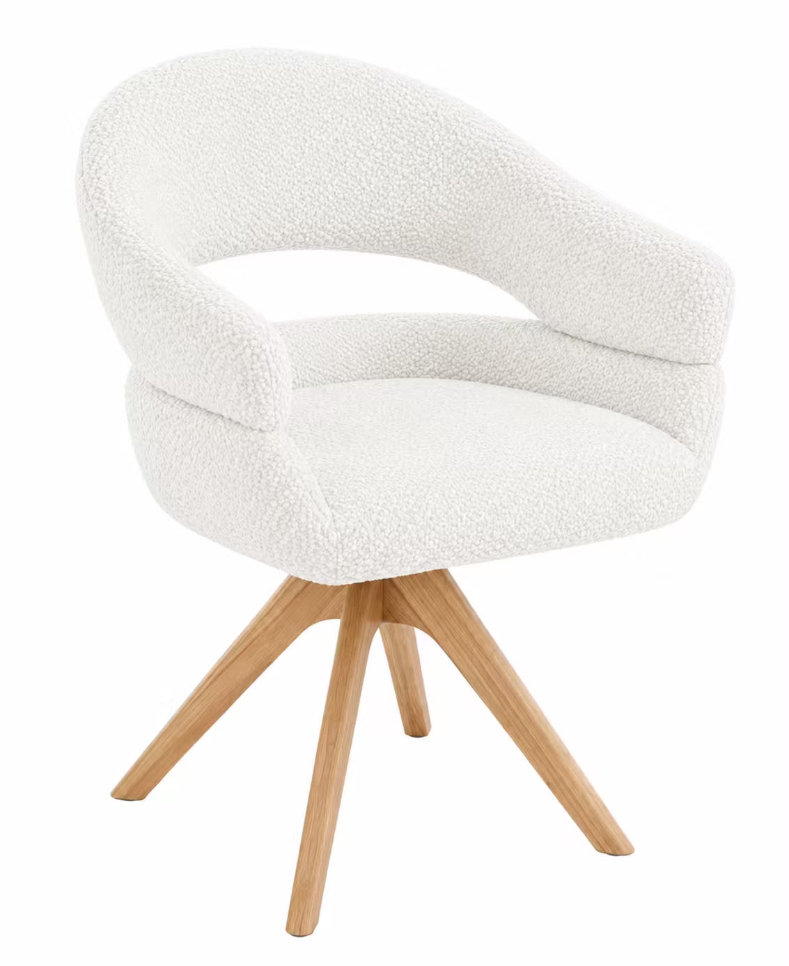 Chaise en tissu anti tache, 62x62xH85CM - MELVIN