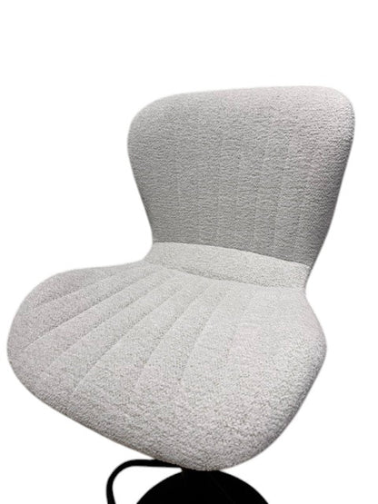 Chaise Haute Tabouret bar dossier pivotant à suspension tissu anti tâches - NOAH