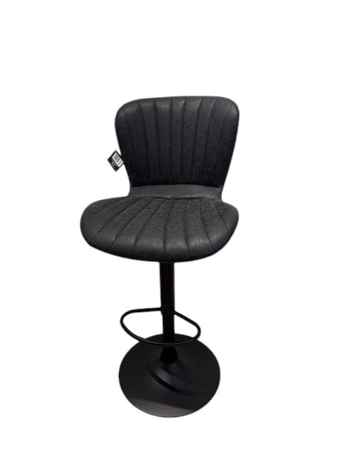 Chaise Haute Tabouret bar dossier pivotant à suspension tissu anti tâches - NOAH