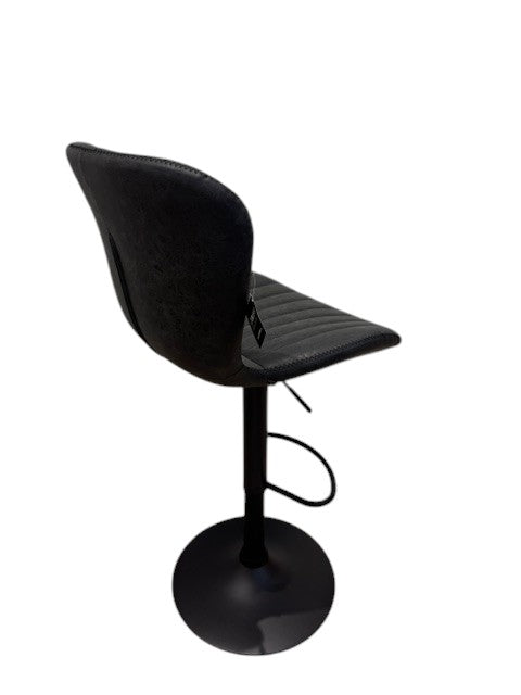 Chaise Haute Tabouret bar dossier pivotant à suspension tissu anti tâches - NOAH