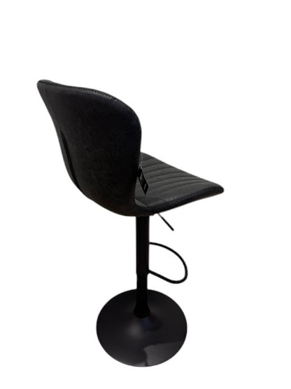 Chaise Haute Tabouret bar dossier pivotant à suspension tissu anti tâches - NOAH