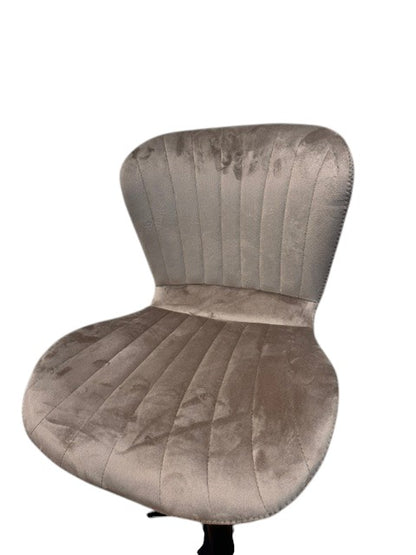 Chaise Haute Tabouret bar dossier pivotant à suspension tissu anti tâches - NOAH