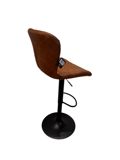 Chaise Haute Tabouret bar dossier pivotant à suspension tissu anti tâches - NOAH