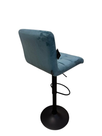 Chaise haute Tabouret bar dossier pivotant à suspension tissu anti tâches - YEIMY