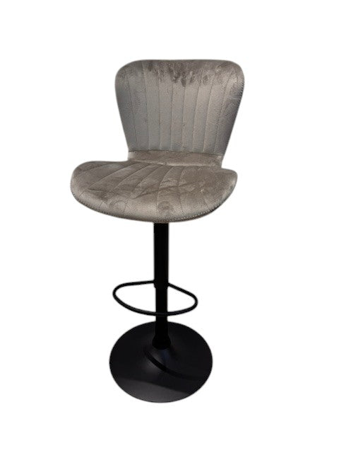 Chaise Haute Tabouret bar dossier pivotant à suspension tissu anti tâches - NOAH