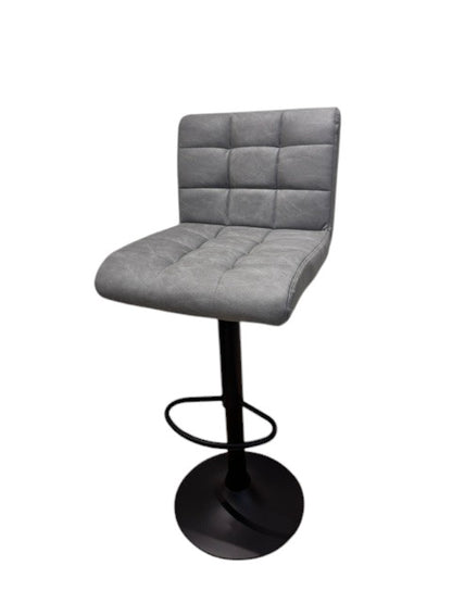 Chaise haute Tabouret bar dossier pivotant à suspension tissu anti tâches - YEIMY