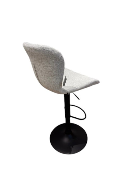 Chaise Haute Tabouret bar dossier pivotant à suspension tissu anti tâches - NOAH