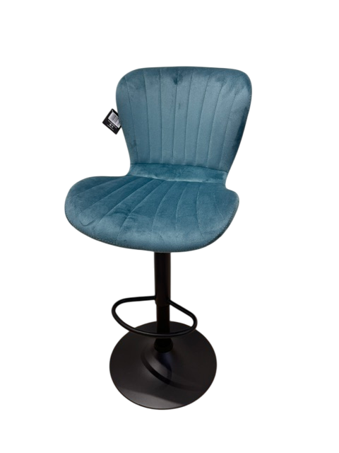 Chaise Haute Tabouret bar dossier pivotant à suspension tissu anti tâches - NOAH