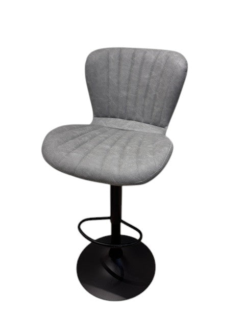 Chaise Haute Tabouret bar dossier pivotant à suspension tissu anti tâches - NOAH