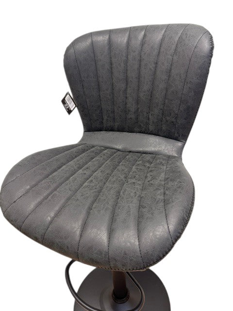 Chaise Haute Tabouret bar dossier pivotant à suspension tissu anti tâches - NOAH