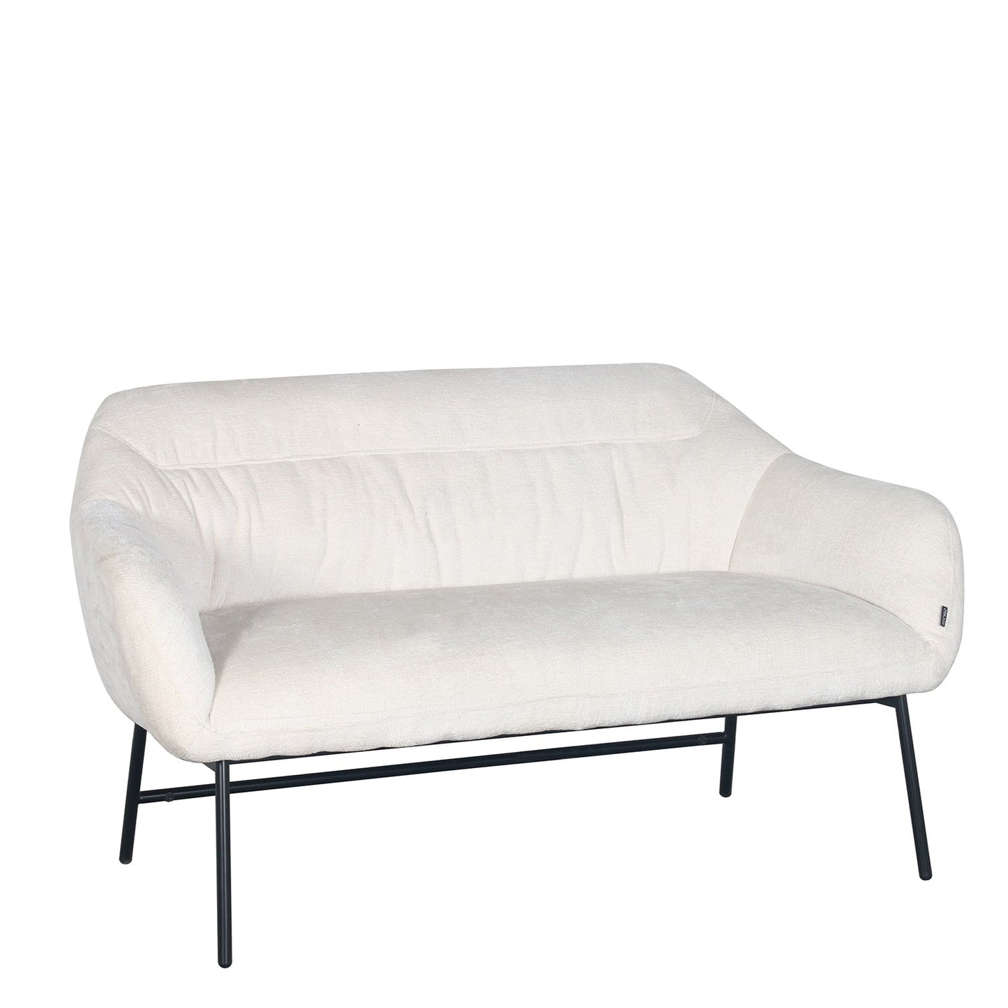 Banquette en tissu et pieds métal - JOY