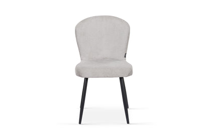 Chaise en tissu anti tache, 49x58xH85,5CM - MIKA
