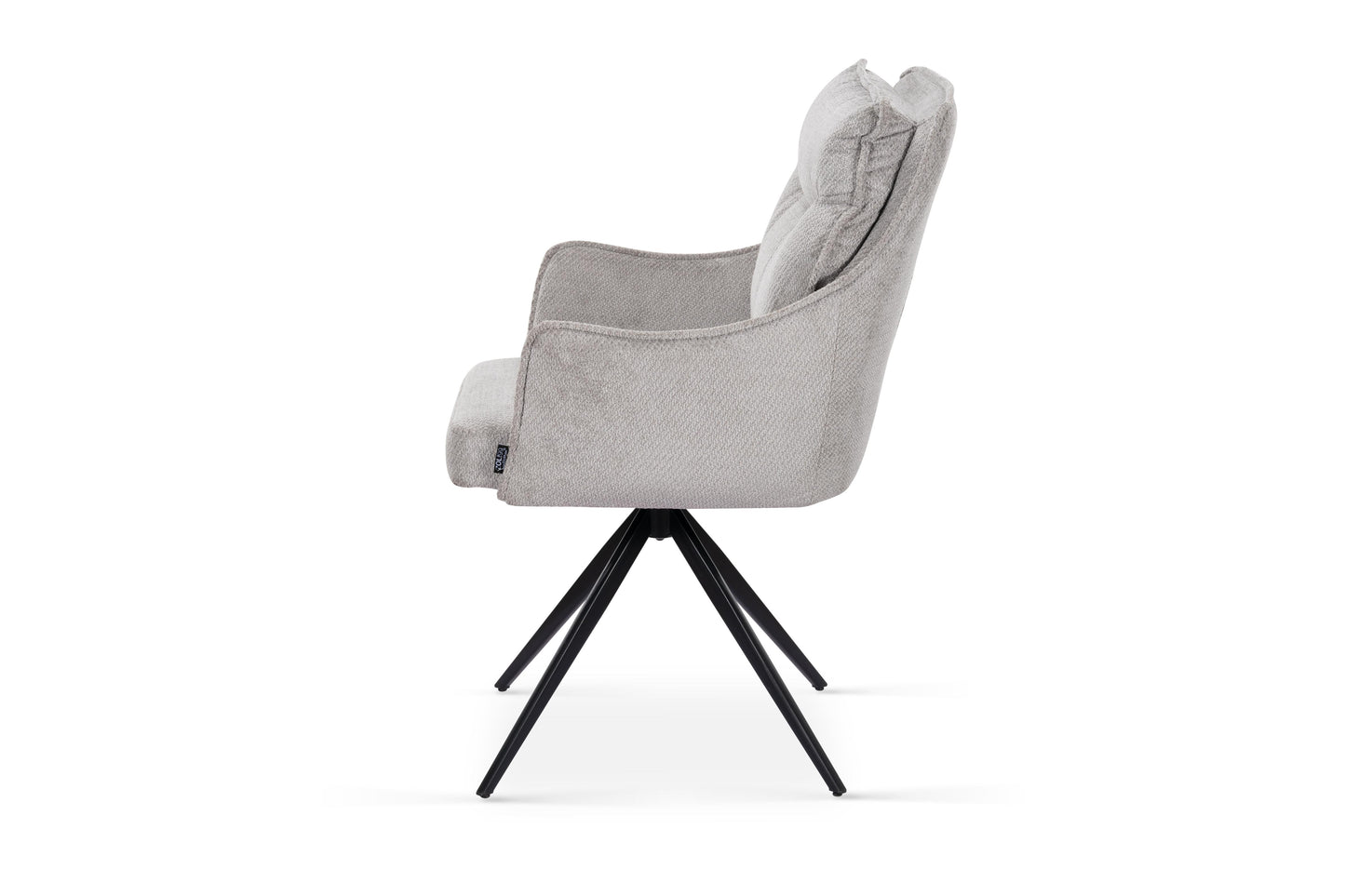Chaise en tissu anti tache, 61x65xH92CM - LIOR